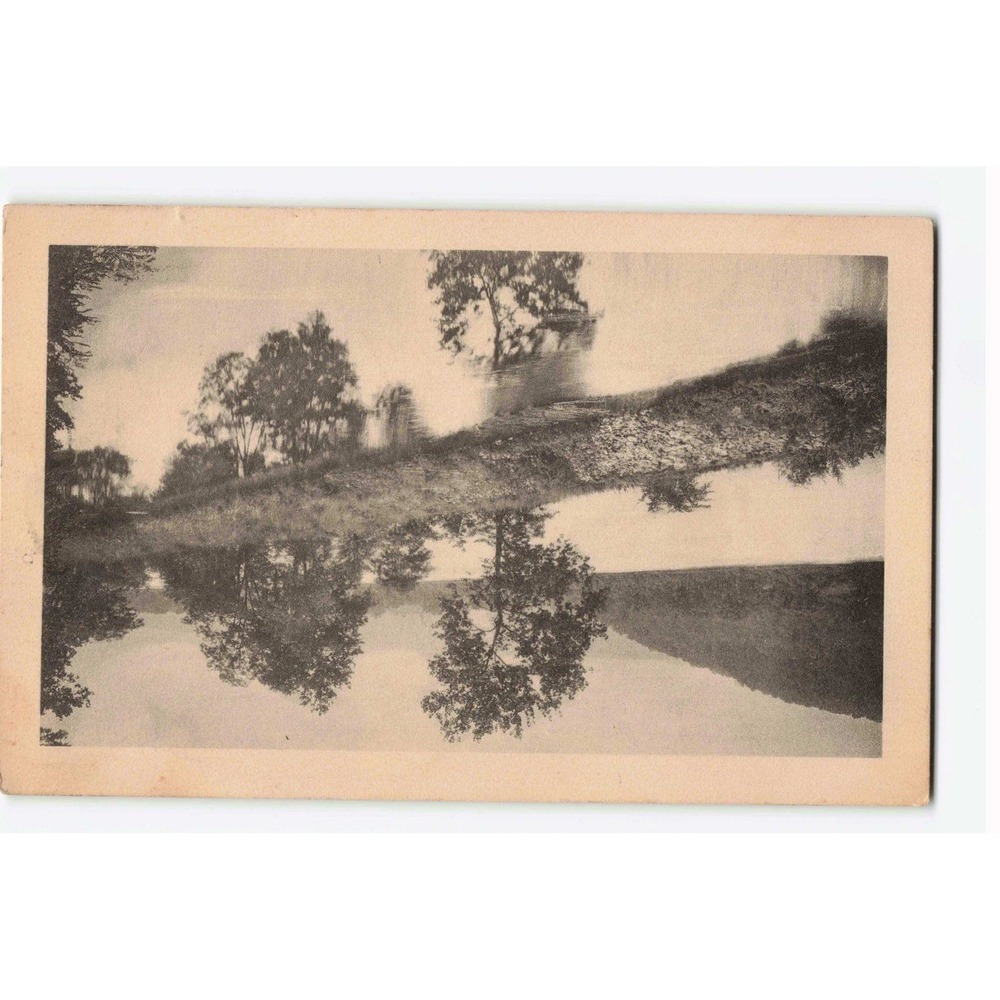 Vintage 1913 Postcard Kittanning PA Reflection Scene Schlesinger Bros NY Stamp